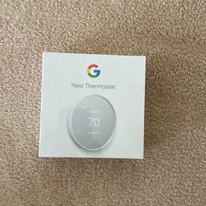 NWT Google Nest Smart Thermostat model G4CVZ color Snow